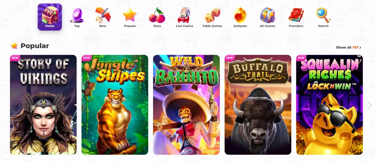 Cadabrus Popular Online Casino Games