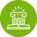 icon of a green pillar