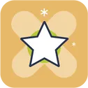 rating guidelines icon for irishluck featuring a white star on an orange background