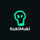 Logo image for kukimuki casino logoicodarkicotextbig (1) logo