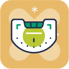 image of live dealer's table in green, white and orange color