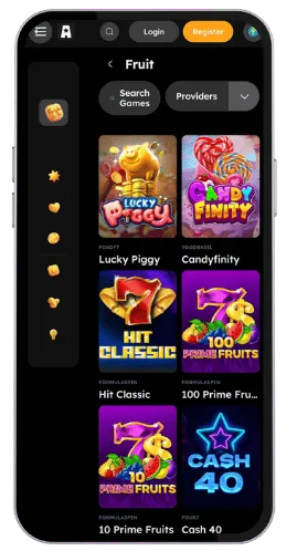 Vegas Nova casino games library