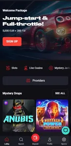 n1bet casino homepage mobile view android and ios mobile online casino ireland