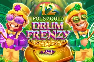 Logo image for 12 pots of gold: drum frenzy