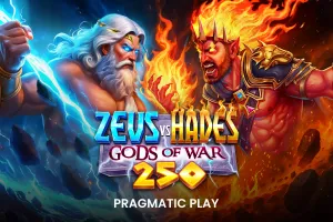 Logo image for zeus vs hades - gods of war 250