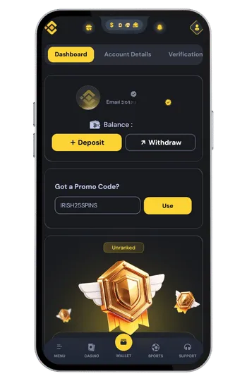 Cocobet account dashboard