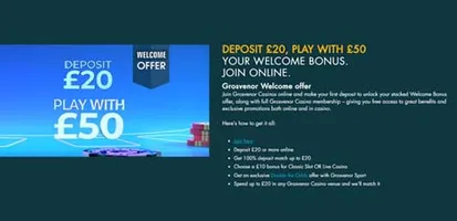 Grosvenor Casino Bonus