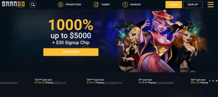 Casino Brango Homepage
