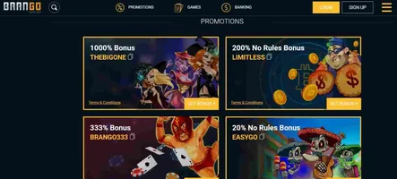 Casino brango bonuses