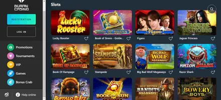 Buran casino slots