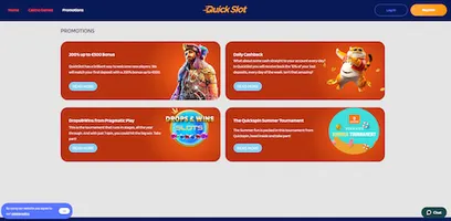 QuickSlot Casino Bonus Ireland