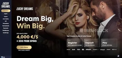 LuckyDreams Casino Welcome Bonus