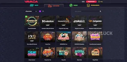 Vavada Live Casino Games