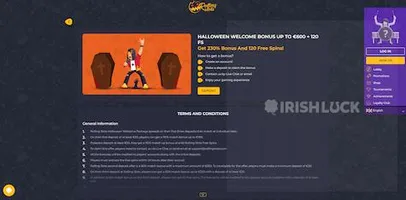 Rolling Slots Halloween Welcome Bonus