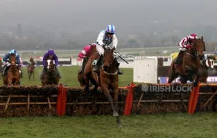 Killultagh Vic ridden by jockey Luke Dempsey jumps the last prior to winning the Martin Pipe Conditional Jockeys' Handicap Hurdle on Gold Cup Day during the Cheltenham Festival at Cheltenham Racecourse. Picture date: Friday March 13, 2015