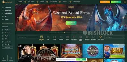 Casinia Casino Review Ireland