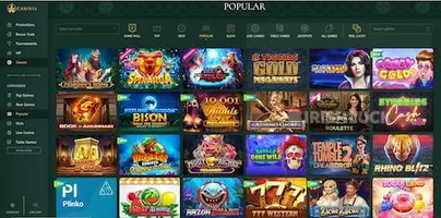 Casinia Popular Casino Games