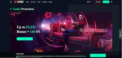 BetSofa Casino Welcome Bonus Up to €2221 Bonus + 144 Free Spins