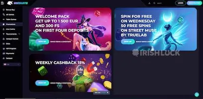 Unislots Casino Bonuses Ireland