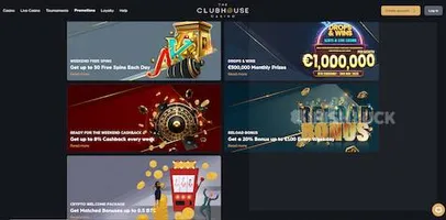 clubhouse casino bonuses ireland