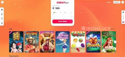 Greatwin casino homepage