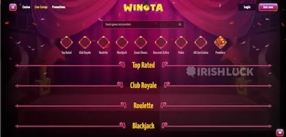 Winota live casino