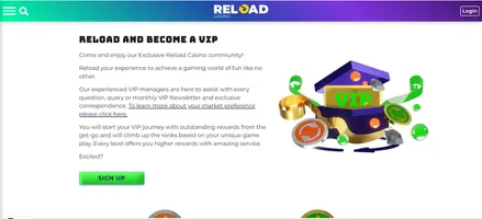 Reload casino vip