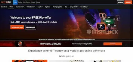 Partypoker homepage