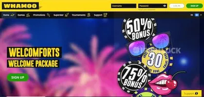 Whamoo casino homepage