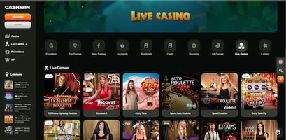 Cashwin live casino