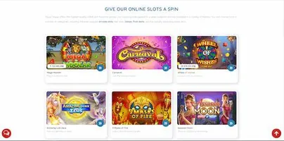 Royal Vegas Casino Slots Mega Moolah Carnaval Wheel of Wishes Ireland Online Casino Review