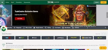 tusk casino homepage online casino ireland triple welcome bonus book of tusk casino popular online slot game