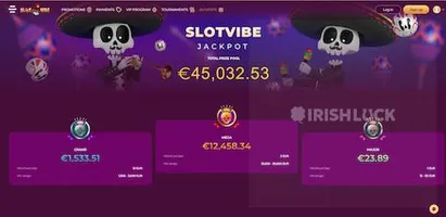 slotvibe casino jackpots online casino ireland jackpot prizes jackpot games