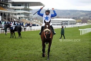 Belfast Banter ridden by Kevin Sexton after winning the McCoy Contractors County Handicap Hurdle on day four of the Cheltenham Festival at Cheltenham Racecourse. Picture date: Friday March 19, 2021