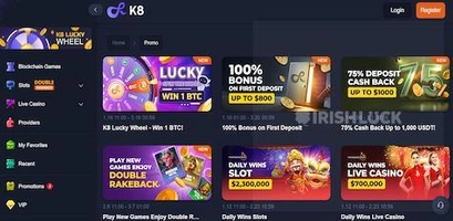 K8 Casino Bonuses and Promotions
