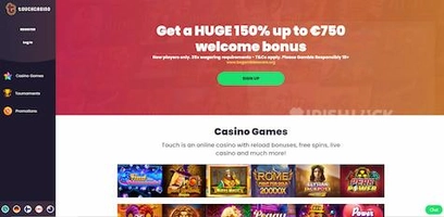 touch casino welcome bonus ireland