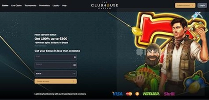 clubhouse casino welcome bonus