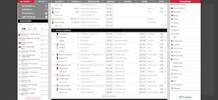 spreadex sports list
