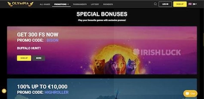 olympia-casino-special-bonuses