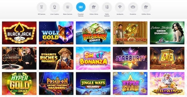 Casino Dome - Popular Games