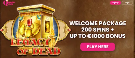 QueenPlay Casino Ireland Welcome Bonus
