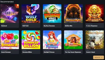 The ClubHouse Casino Recommended Games