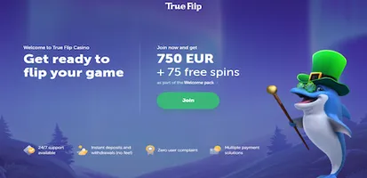 TrueFlip Casino Welcome Bonus Ireland 2021