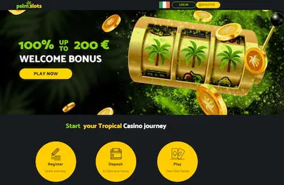palmslots casino welcome bonus ireland