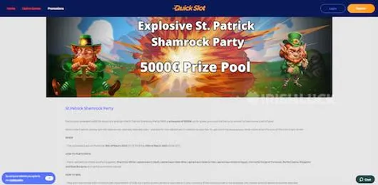 QuickSlot St Patrick's Tournament