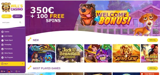 wills casino homepage online casino ireland review welcome bonus the dog house free spins