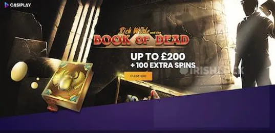 casiplay casino welcome bonus rich wilde and the book of dead extra spins