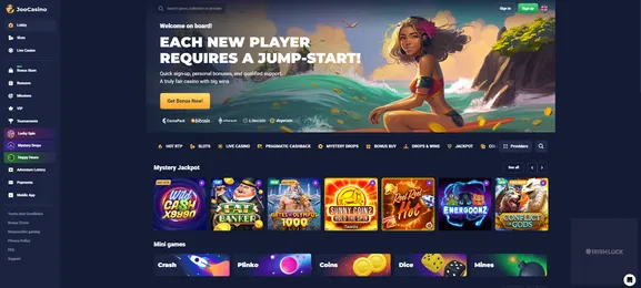 Joo Casino Homepage