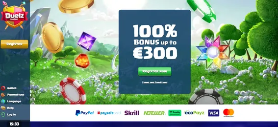 Duelz Online Casino Ireland Offer