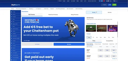 boylesports promotions online casinos ireland